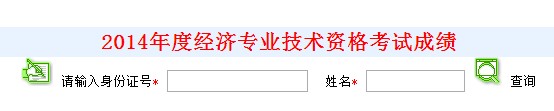 廣州2014年經(jīng)濟師考試成績查詢入口