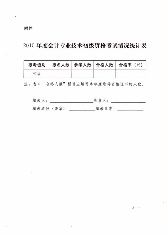 河南省關(guān)于2015年初級會計職稱考試合格標準有關(guān)問題的通知