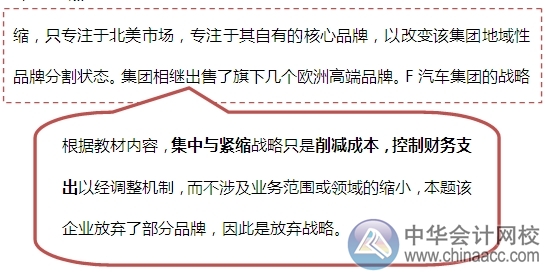 2015注會“借題發(fā)揮”戰(zhàn)略篇：緊縮與集中戰(zhàn)略