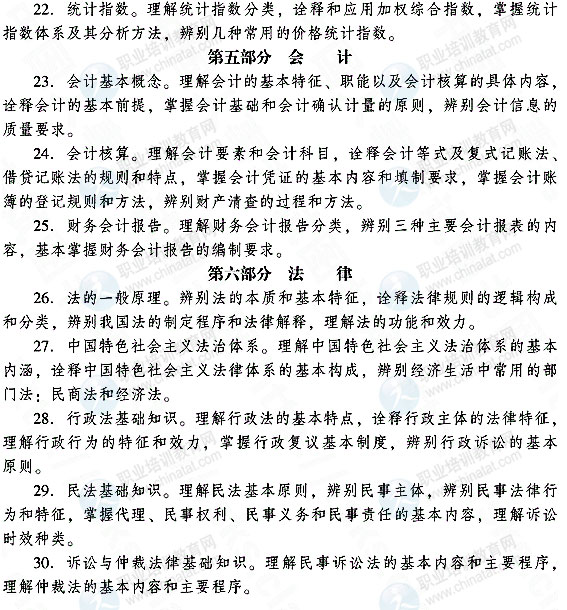 2015年初級經(jīng)濟師經(jīng)濟基礎知識考試大綱