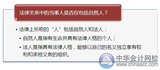 2015注會“借題發(fā)揮”經濟法：法律關系