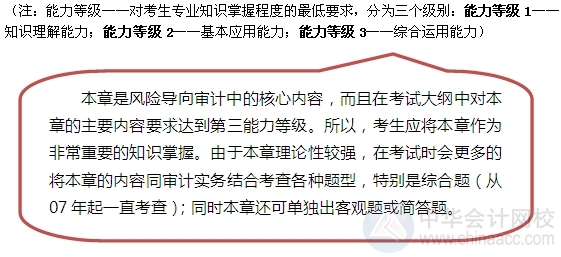 2015注會“借題發(fā)揮”審計篇匯總：第七章風險評估