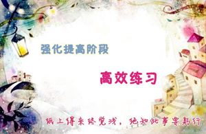2015年注會強化提高階段備考系列：強化提高與高效練習(xí)融合
