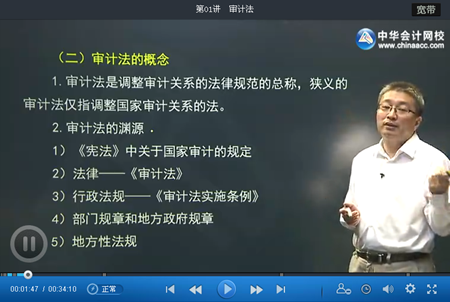 中級(jí)審計(jì)師審計(jì)專(zhuān)業(yè)相關(guān)知識(shí)基礎(chǔ)班更新至第四部分第二章（8.15）