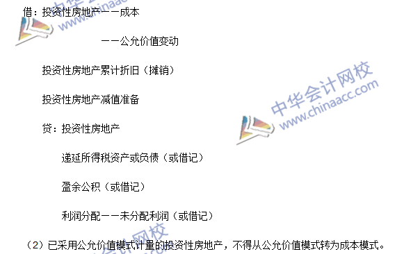2016年注會《會計》高頻考點：投資性房地產的后續(xù)計量