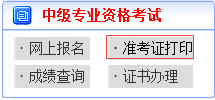 山東2017年中級會計職稱準(zhǔn)考證打印入口