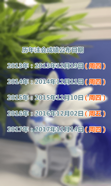 往年注會(huì)成績(jī)查詢時(shí)間