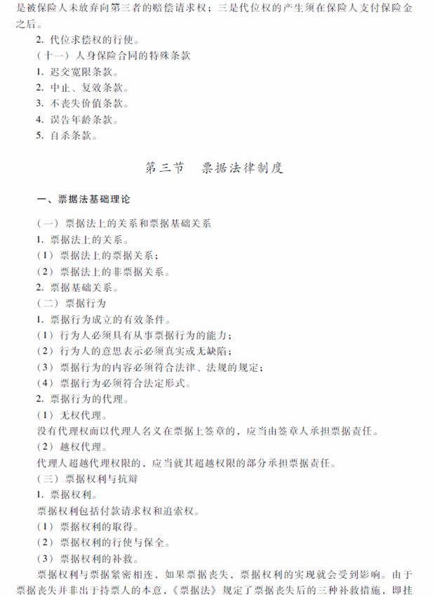 2018年中級會計職稱考試《經(jīng)濟(jì)法》考試大綱（第四章）