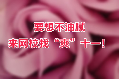 要想不油膩，來(lái)網(wǎng)校找“爽”十一！