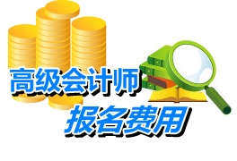 江西省2019年高級(jí)會(huì)計(jì)師考試報(bào)名費(fèi)用