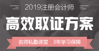 2019年注冊會計(jì)師備考全解析