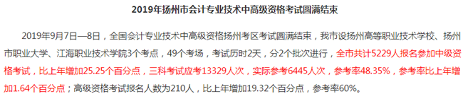 中級會計職稱考試難度大嗎？2019有多少考生通過考試？