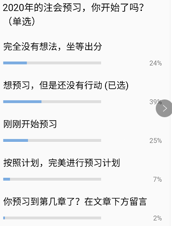 開始2020注會學(xué)習(xí)的你 已經(jīng)超過了63%的人！！