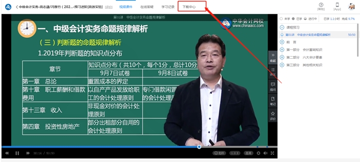 2020年中級(jí)會(huì)計(jì)職稱新課電子版講義怎么下載？