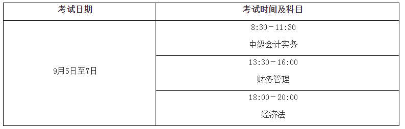 2020高級會計師考試考務(wù)日程安排通知