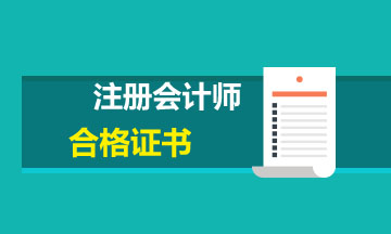 甘肅注會(huì)綜合階段合格證領(lǐng)取時(shí)間