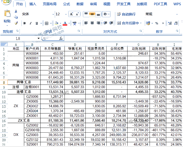 取消合并單元格并快速填充的操作你會嗎？