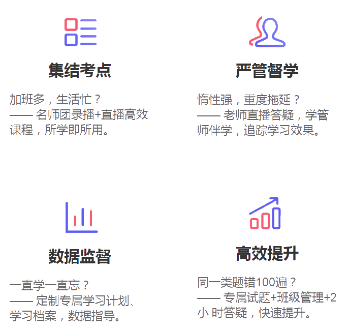 中級會計職稱各班次對比 你的課程由你選擇！