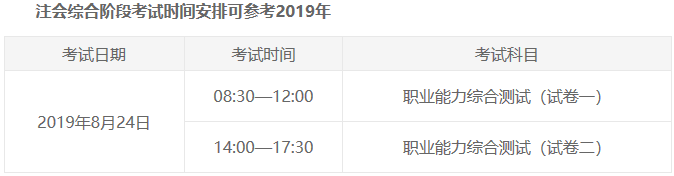 江蘇2020年cpa報名時間和考試時間是什么時候？