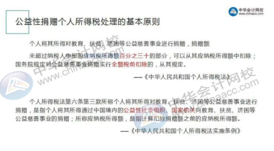 公益性捐贈個人所得稅該怎么扣除？