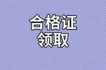 安徽省2020年高級經濟師合格證領取地點是哪里？
