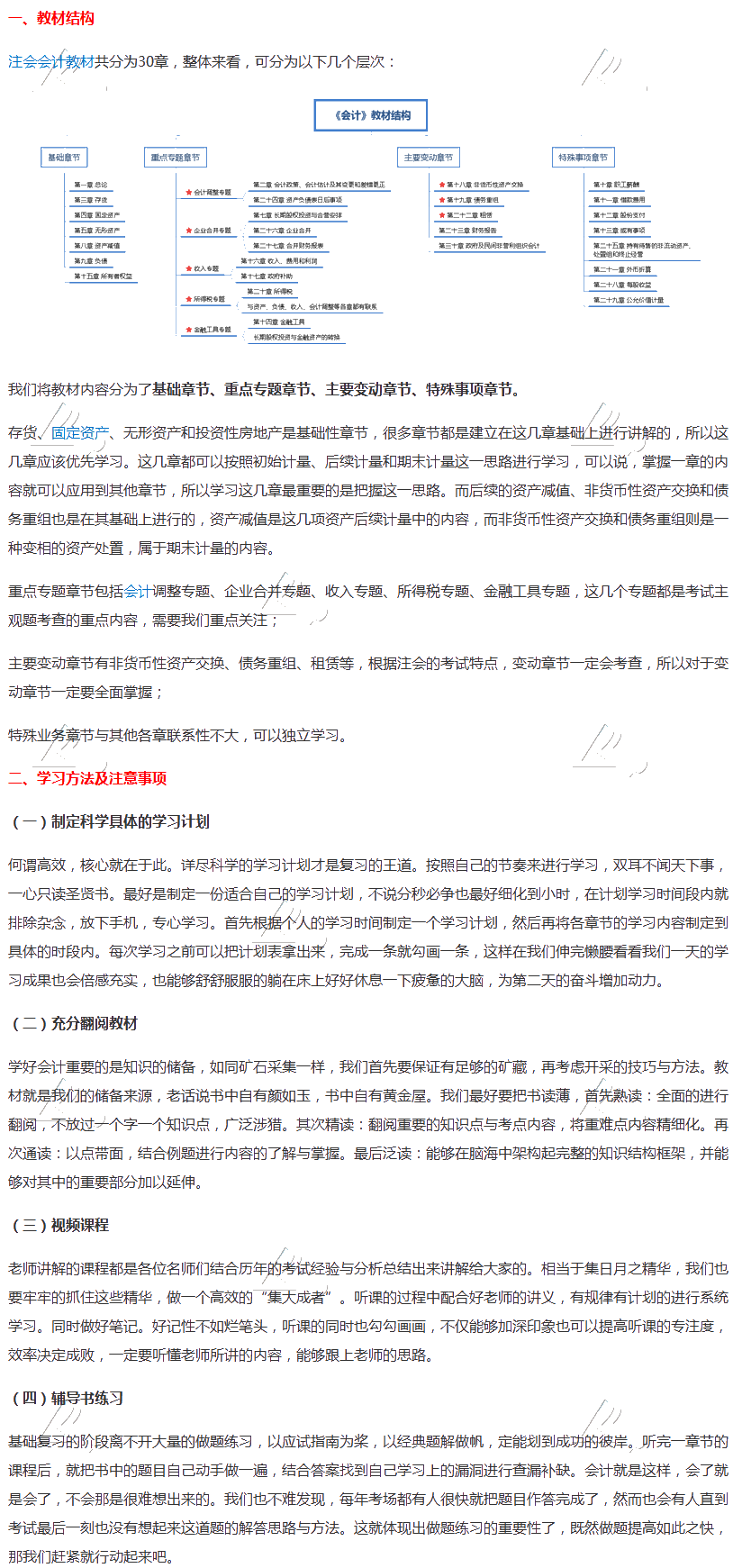 搶鮮看！注會(huì)《會(huì)計(jì)》基礎(chǔ)階段教材結(jié)構(gòu)+4大學(xué)習(xí)方法分享