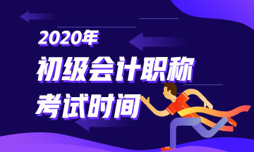 2020年貴州省會計初級何時考試呢？