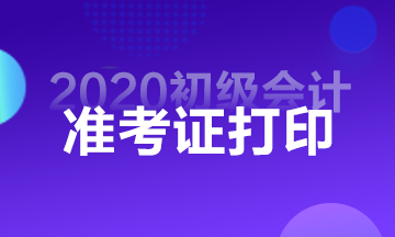 江蘇2020初級(jí)會(huì)計(jì)準(zhǔn)考證可以打印幾天？