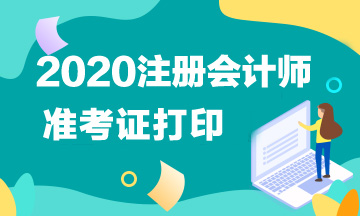 河南注會準(zhǔn)考證打印時(shí)間2020年的公布了！