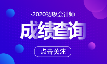 浙江省會計初級成績查詢?nèi)肟?020年都知道了沒??？