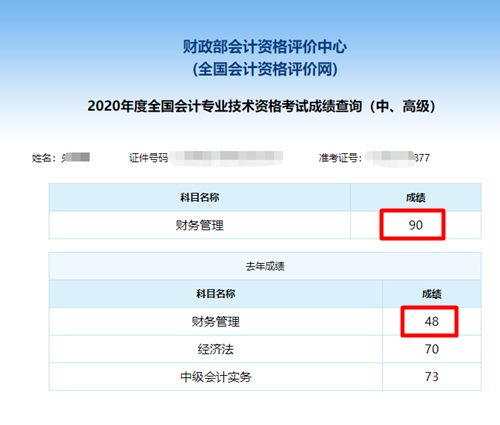 中級財管備考近70！在網(wǎng)校 從20到90其實沒有多遠