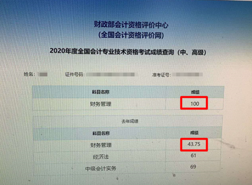 中級財管備考近70！在網(wǎng)校 從20到90其實沒有多遠
