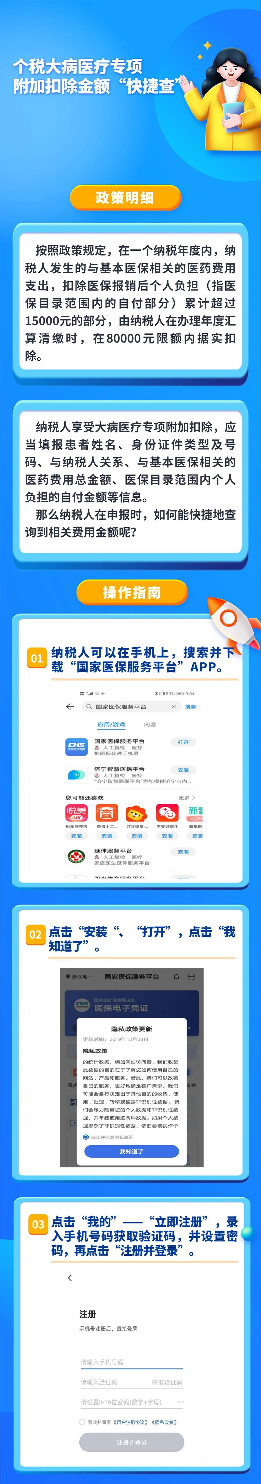 個稅大病醫(yī)療專項附加扣除金額“快捷查”