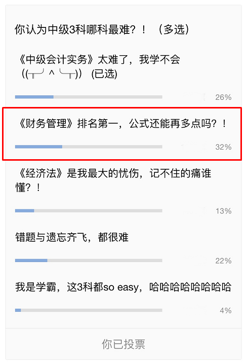 中級財管公式多？特別難？滿分學(xué)員教你盤它！