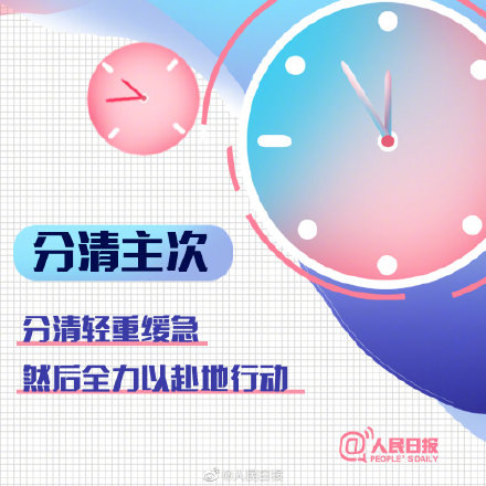#你好十一月#掌握時間管理法則，扼住命運咽喉！