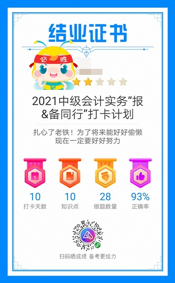 贏2021定制臺歷最后機會！中級打卡活動30日18點開始抽獎！