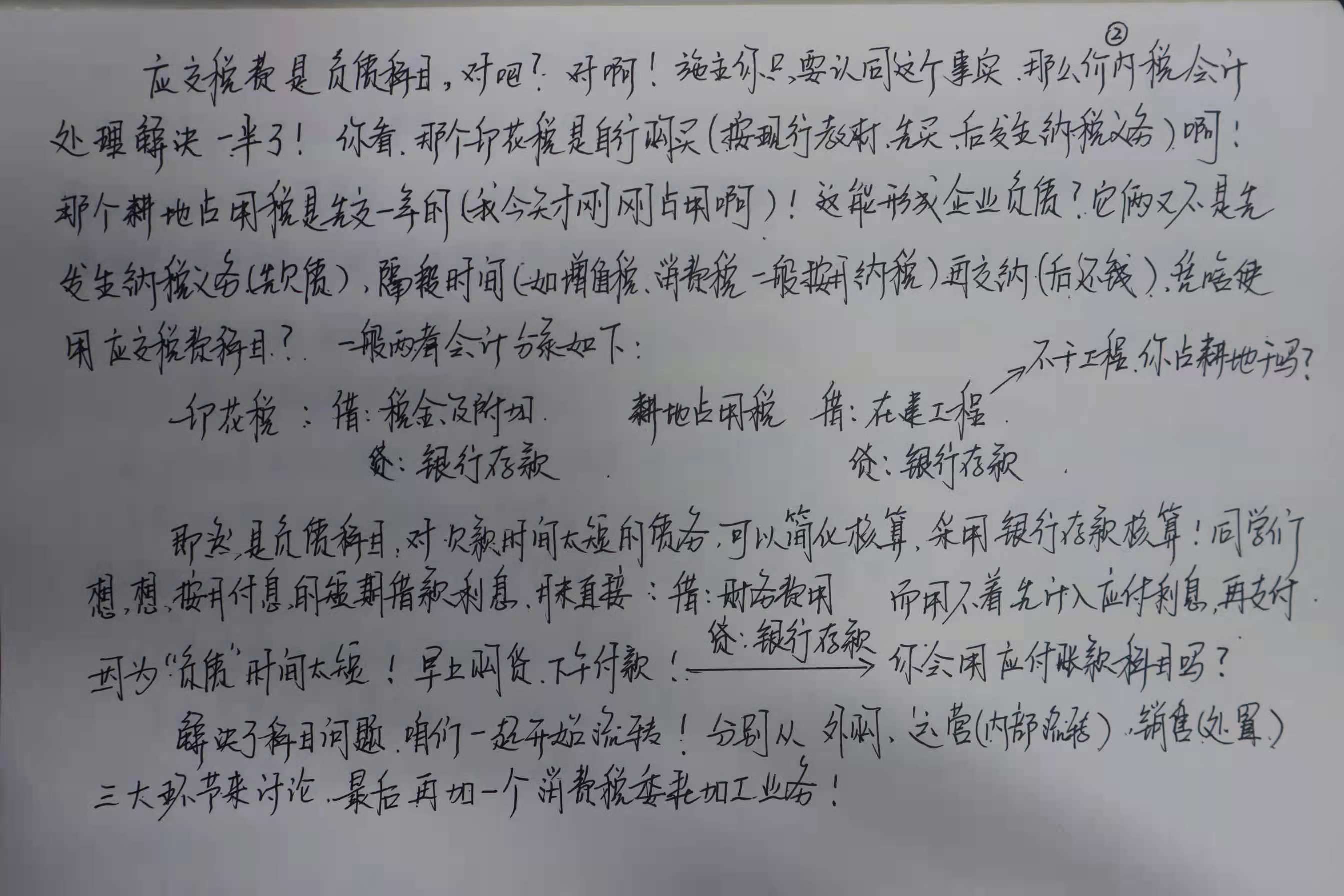 初級會計考生福音！李忠魁老師手寫知識點曝光！