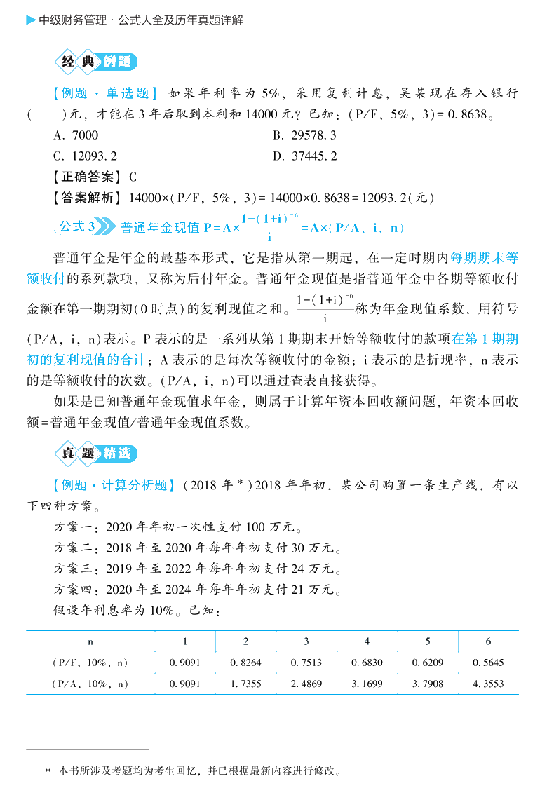 問：中級會計職稱財管公式記不住、記住不會用怎么辦？