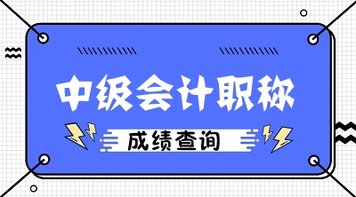 安徽會計中級職稱成績查詢系統(tǒng)入口何時開通？