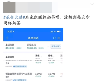 #基金大跌#買啥虧啥！今天的你“綠”了嗎？