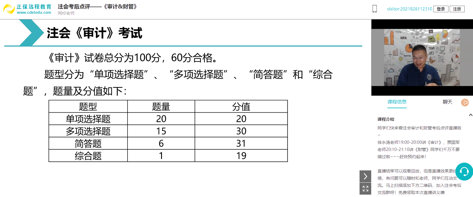2021注會(huì)《審計(jì)》題量有變化？速來圍觀！