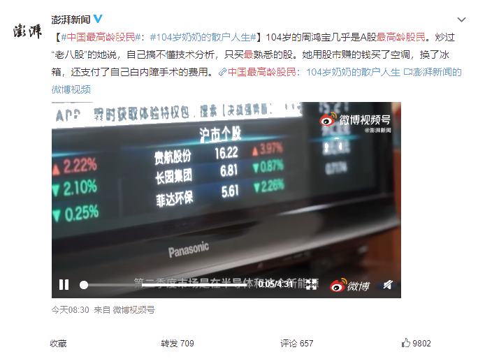 #中國(guó)最高齡股民#學(xué)投資理財(cái)更健康？