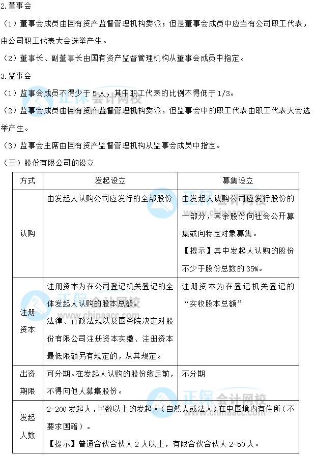 【30天預習計劃】中級會計經(jīng)濟法知識點5：一人有限責任公司、國有獨資公司、股份公司