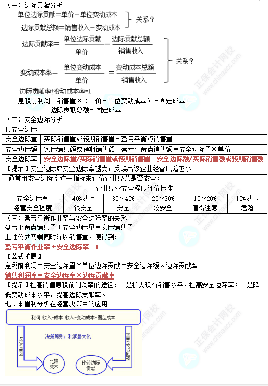 中級《財務(wù)管理》高頻考點：本量利分析與應(yīng)用