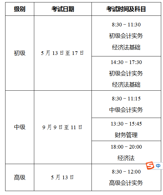 安徽合肥發(fā)布2023年初級會計考試考務日程安排通知