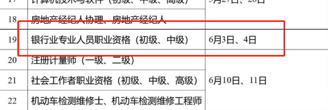 定啦！2023年金融考試時間表公布！銀行考試時間已出