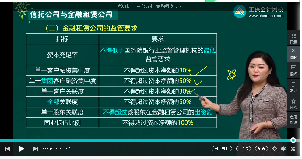 中級經(jīng)濟師《金融》試題回憶：金融租賃公司的風(fēng)險與監(jiān)管