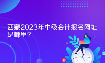 西藏2023年中級(jí)會(huì)計(jì)報(bào)名網(wǎng)址是哪里？