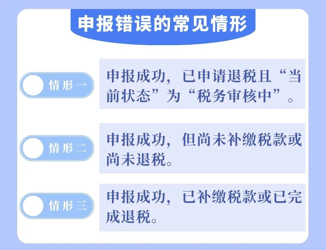 個(gè)稅APP年度匯算申報(bào)有誤？更正申報(bào)操作來(lái)啦！