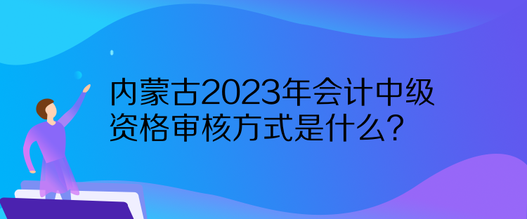 內蒙古2023年會計中級資格審核方式是什么？